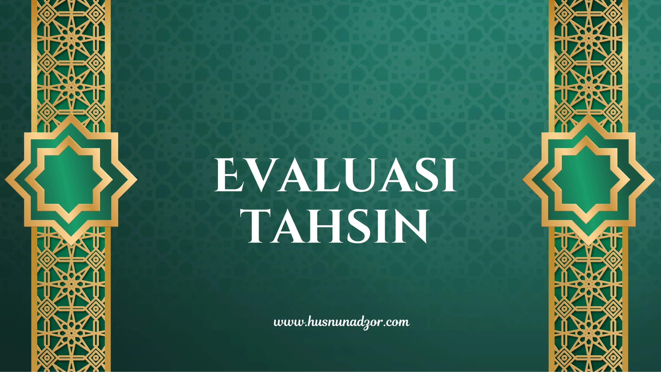 Evaluasi Tahsin