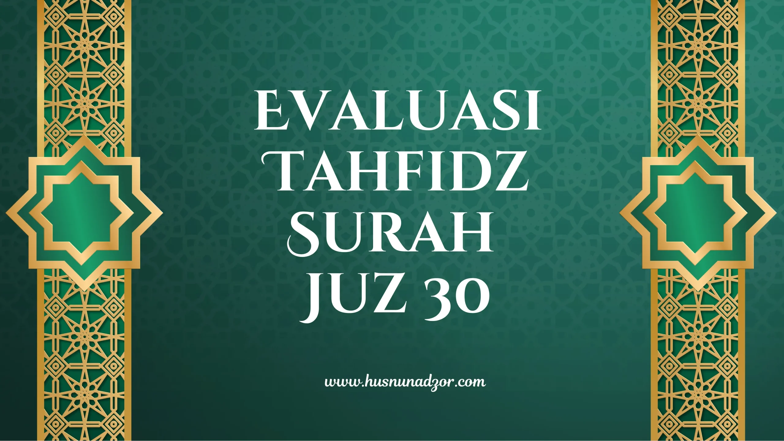 Evaluasi Juz 30